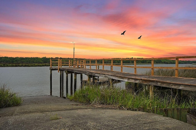 4591 Great Oak Dr, North Charleston, SC 29418 - dock area with a water view