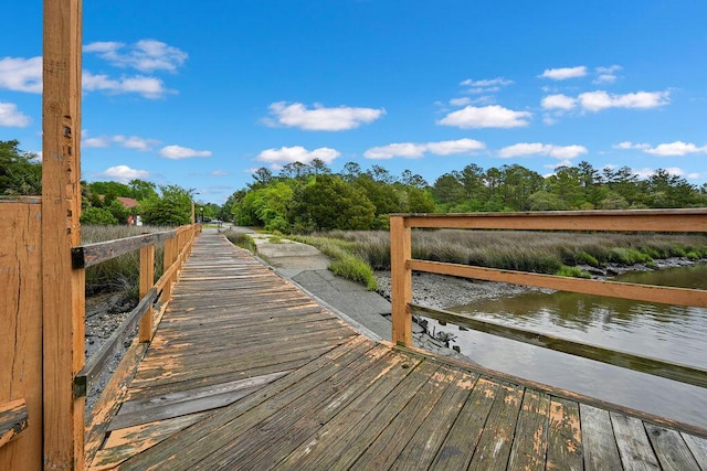 4591 Great Oak Dr, North Charleston, SC 29418 - view of dock featuring a water view