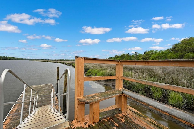 4591 Great Oak Dr, North Charleston, SC 29418 - dock area featuring a water view