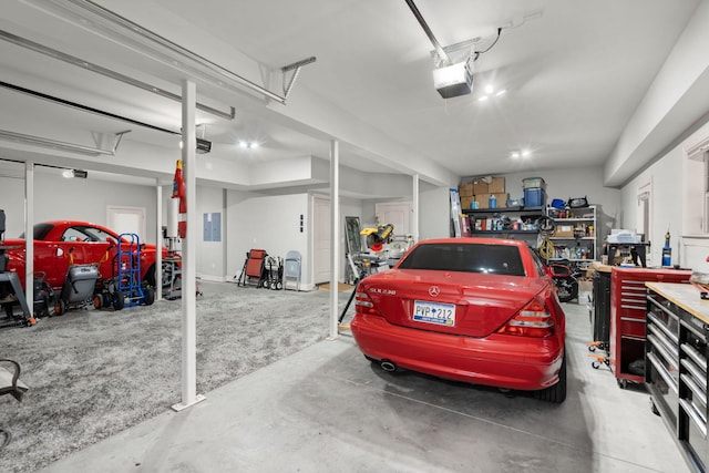 8605 Refuge Point Cir N, Charleston, SC 29420 - garage with a garage door opener and electric panel