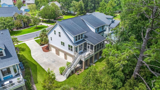 8605 Refuge Point Cir N, Charleston, SC 29420 - view of subject property with a tree filled landscape