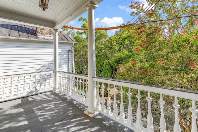view of deck