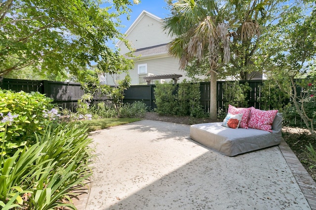 2405 Louisville St, Charleston, SC 29492 - view of patio / terrace with a fenced backyard