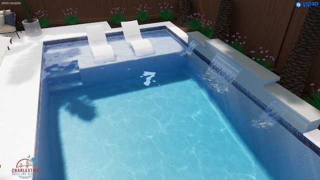 2405 Louisville St, Charleston, SC 29492 - view of swimming pool featuring fence