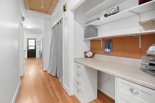 113 Overhill Dr, Walterboro, SC 29488 - hall with light wood-type flooring