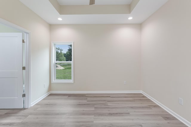 306 S Magnolia Ave, Andrews, SC 29510 - unfurnished room featuring recessed lighting, light wood-type flooring, and baseboards