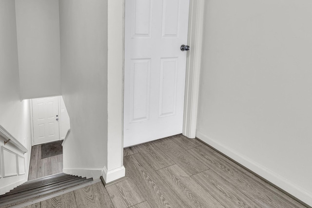 interior space featuring light hardwood / wood-style flooring