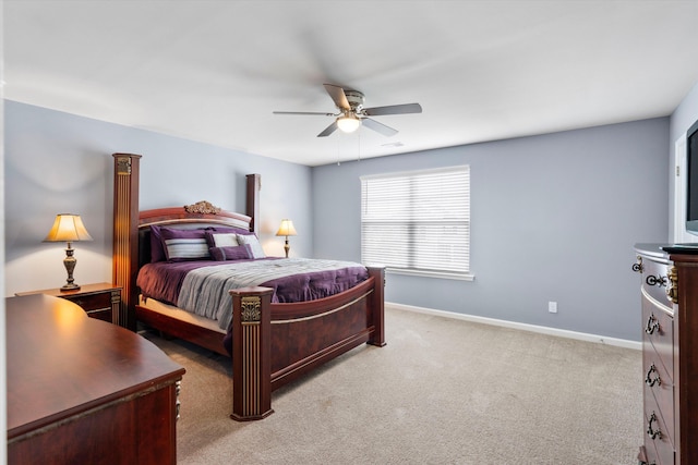 413 Ribiero Dr, Summerville, SC 29486 - bedroom featuring ceiling fan, carpet flooring, and baseboards