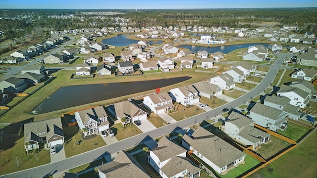 413 Ribiero Dr, Summerville, SC 29486 - aerial view featuring a water view and a residential view