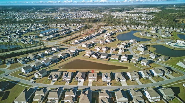 413 Ribiero Dr, Summerville, SC 29486 - drone / aerial view featuring a water view and a residential view