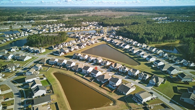 413 Ribiero Dr, Summerville, SC 29486 - drone / aerial view with a water view, a view of trees, and a residential view