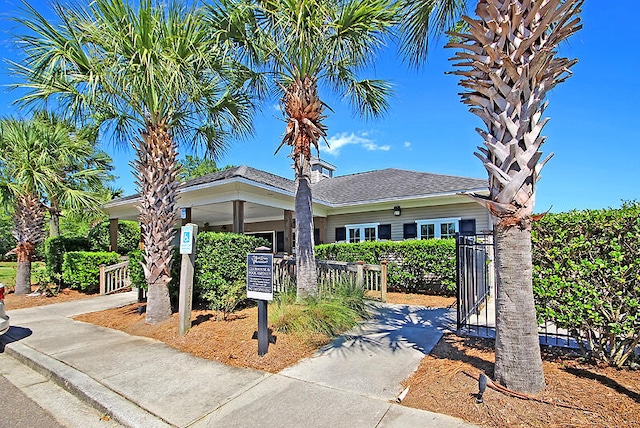 view of front of home