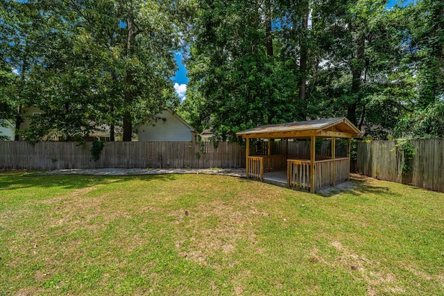 687 Ponderosa Dr, Charleston, SC 29414 - fenced backyard with a gazebo