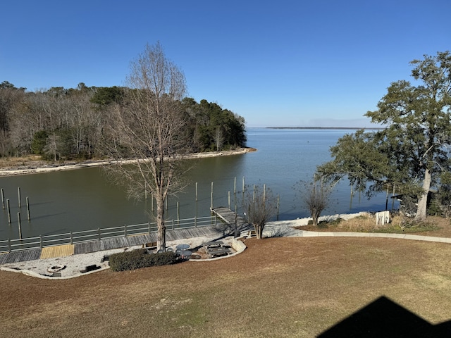 view of water feature