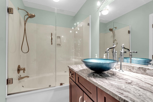 320 Compton Xing, Summerville, SC 29485 - bathroom featuring combined bath / shower with glass door and vanity