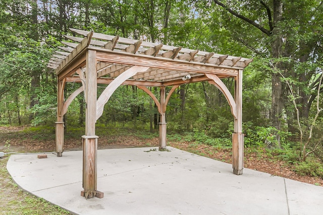 320 Compton Xing, Summerville, SC 29485 - view of patio / terrace featuring a pergola
