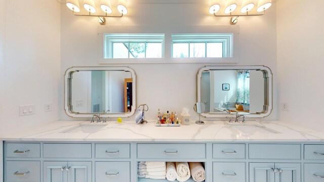 2312 Rushland Landing Rd, Johns Island, SC 29455 - full bathroom with double vanity