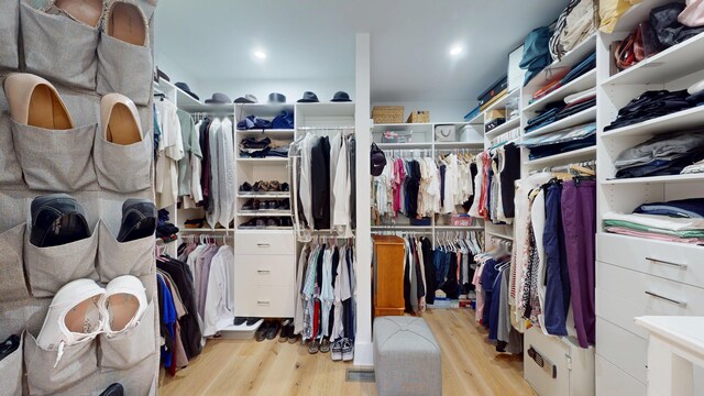 2312 Rushland Landing Rd, Johns Island, SC 29455 - spacious closet featuring wood finished floors