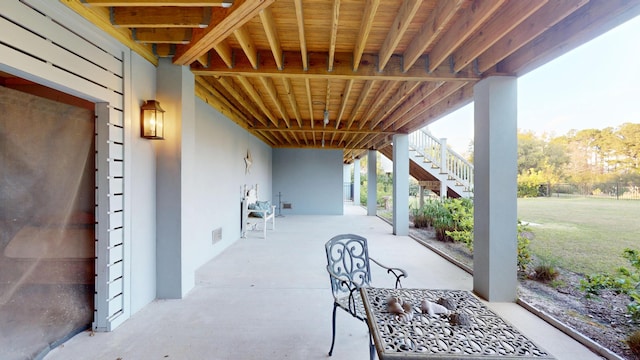 2312 Rushland Landing Rd, Johns Island, SC 29455 - view of patio / terrace featuring stairway