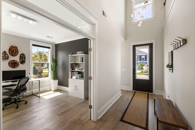 1234 Captain Rivers Dr, Charleston, SC 29412 - foyer featuring wood finished floors and baseboards