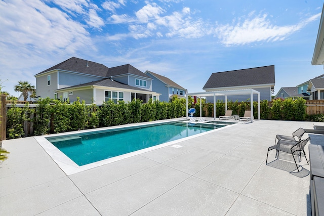 1234 Captain Rivers Dr, Charleston, SC 29412 - view of swimming pool with a patio area and a pergola