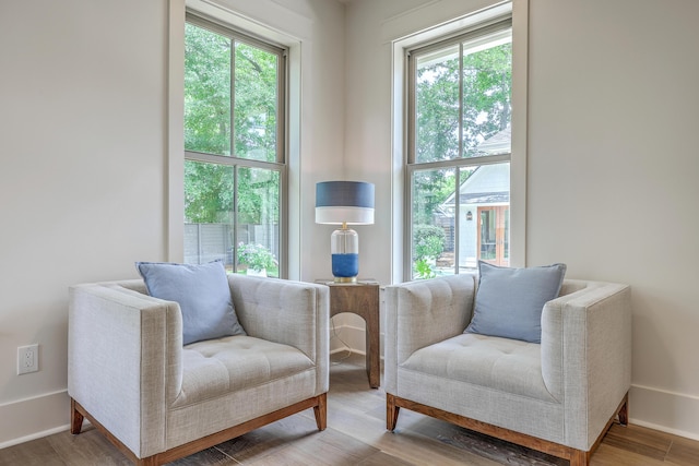 974 Cliffwood Dr, Mount Pleasant, SC 29464 - living area with wood finished floors