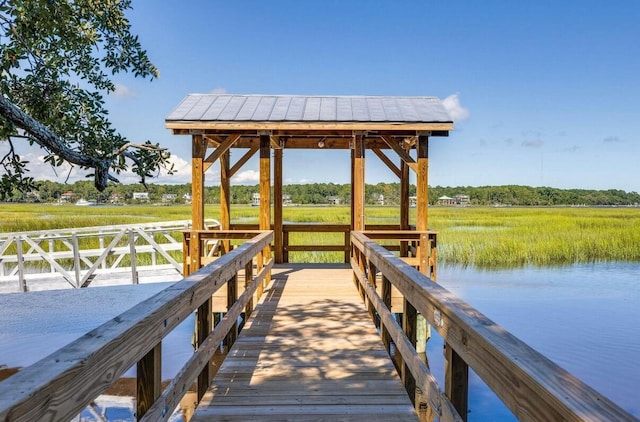3741 Juneberry Ct, Mount Pleasant, SC 29466 - dock with a water view