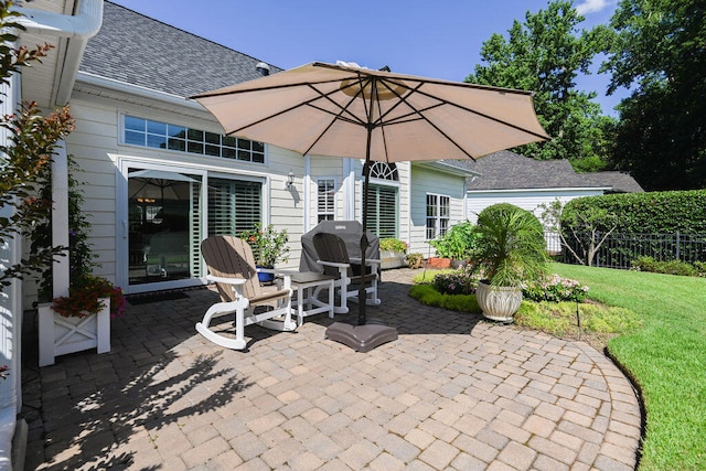 view of patio