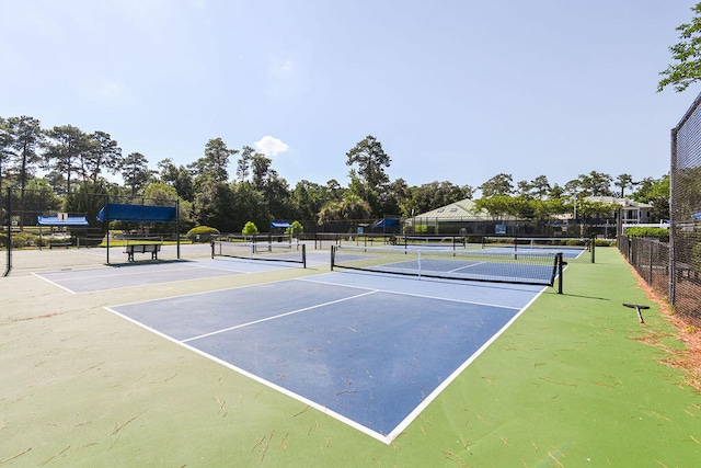 view of tennis court