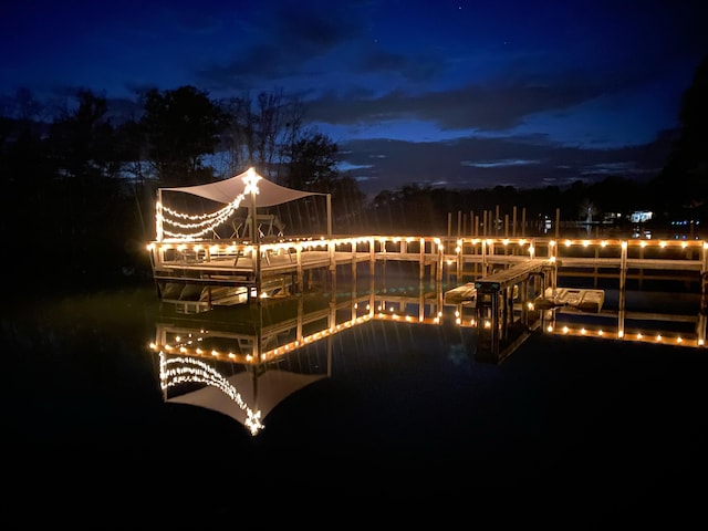 view of dock
