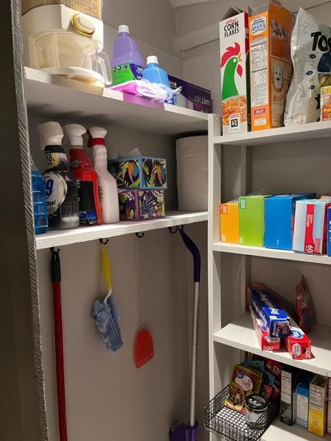 view of pantry