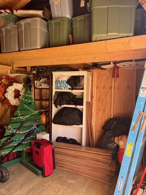 view of storage