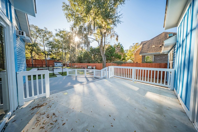 view of patio / terrace featuring a fenced backyard