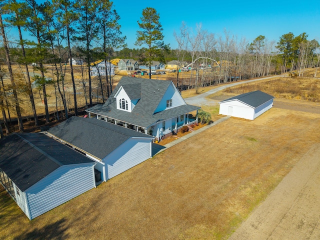 drone / aerial view
