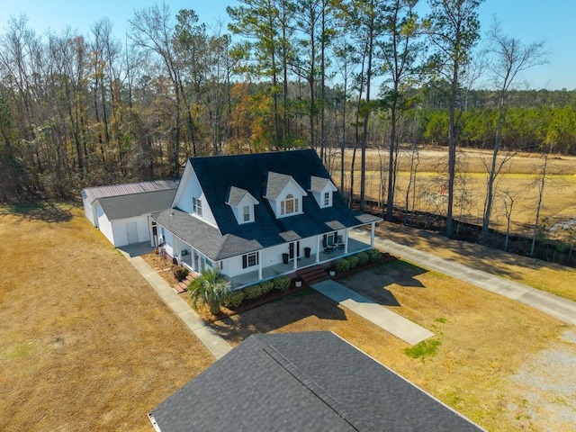 drone / aerial view