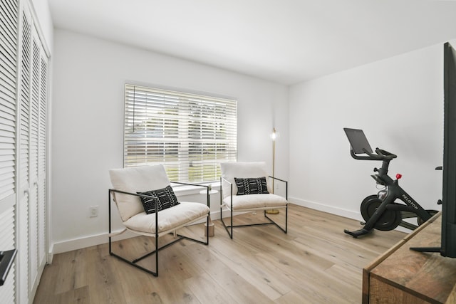 1366 W Point Dr, Mount Pleasant, SC 29466 - living area with light wood-style floors and baseboards