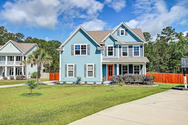 view of front of home featuring a porch