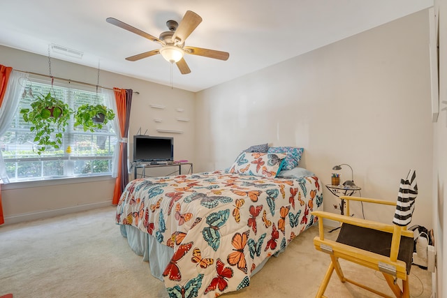 9117 Woodcreek Ct, North Charleston, SC 29406 - bedroom featuring carpet and ceiling fan