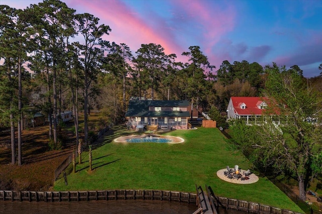 3550 Princess Pond Rd, Summerton, SC 29148 - view of front facade with a lawn
