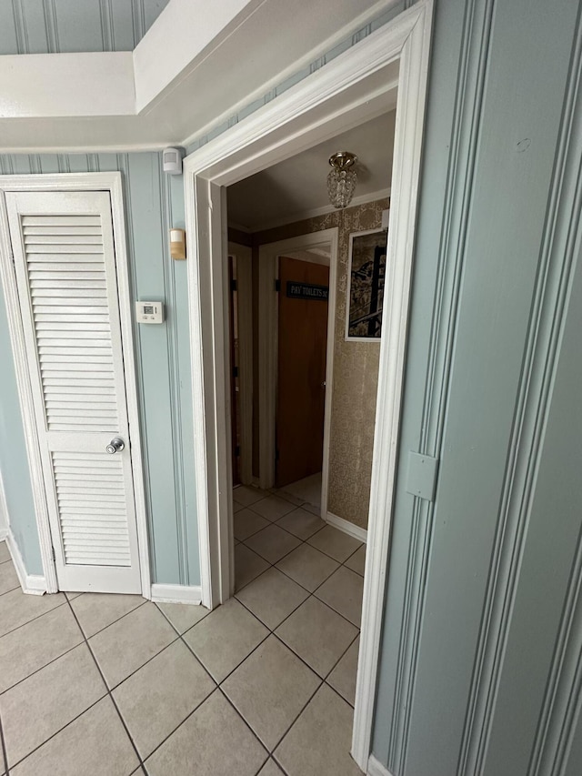 7819 Bells Hwy, Ruffin, SC 29475 - hall with light tile patterned floors and baseboards