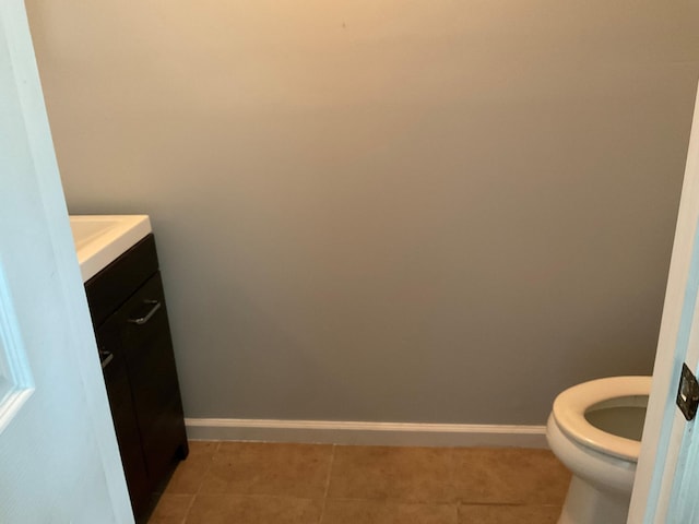 306 Park St, Saint George, SC 29477 - bathroom with vanity and tile patterned floors