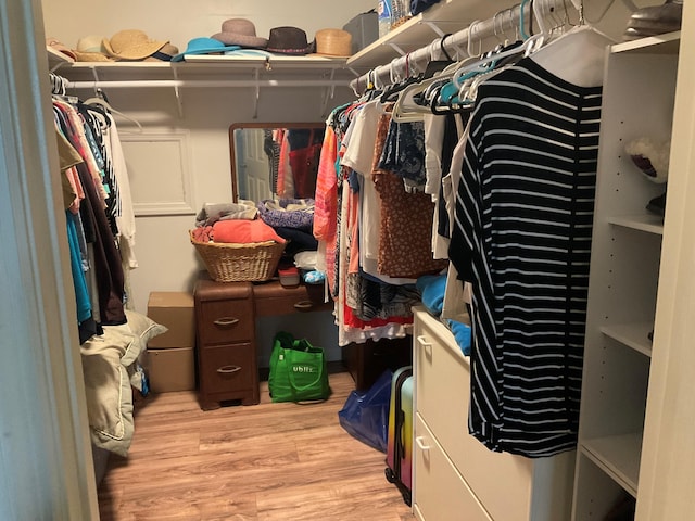 306 Park St, Saint George, SC 29477 - spacious closet featuring wood finished floors