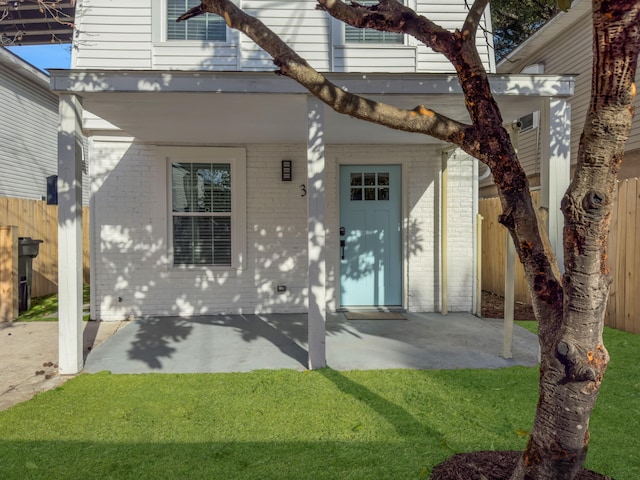 exterior space with a patio area