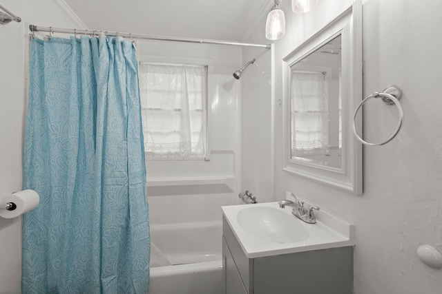 407 Raysor St, Saint George, SC 29477 - full bathroom with shower / bath combination with curtain and vanity