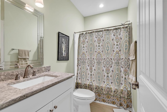 1033 Tuckers Rd, Pawleys Island, SC 29585 - full bath with toilet, shower / tub combo, and vanity