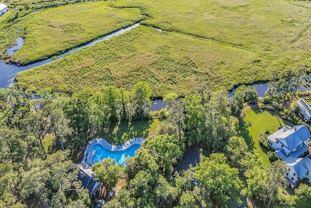 1033 Tuckers Rd, Pawleys Island, SC 29585 - aerial view featuring a water view