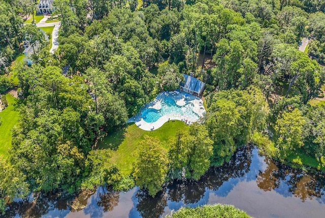 1033 Tuckers Rd, Pawleys Island, SC 29585 - bird's eye view with a water view