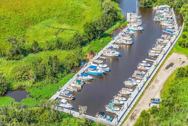 1033 Tuckers Rd, Pawleys Island, SC 29585 - drone / aerial view featuring a water view
