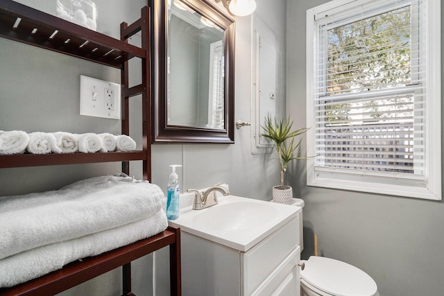 504 W Ashley Ave, Folly Beach, SC 29439 - half bath with vanity and toilet