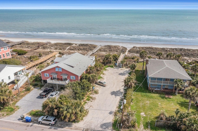 504 W Ashley Ave, Folly Beach, SC 29439 - drone / aerial view of expansive coastline